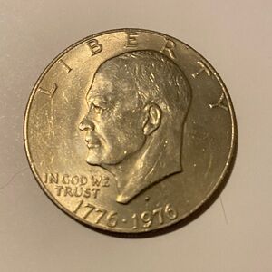 Error Bicentennial Eisenhower Dollar Coin
